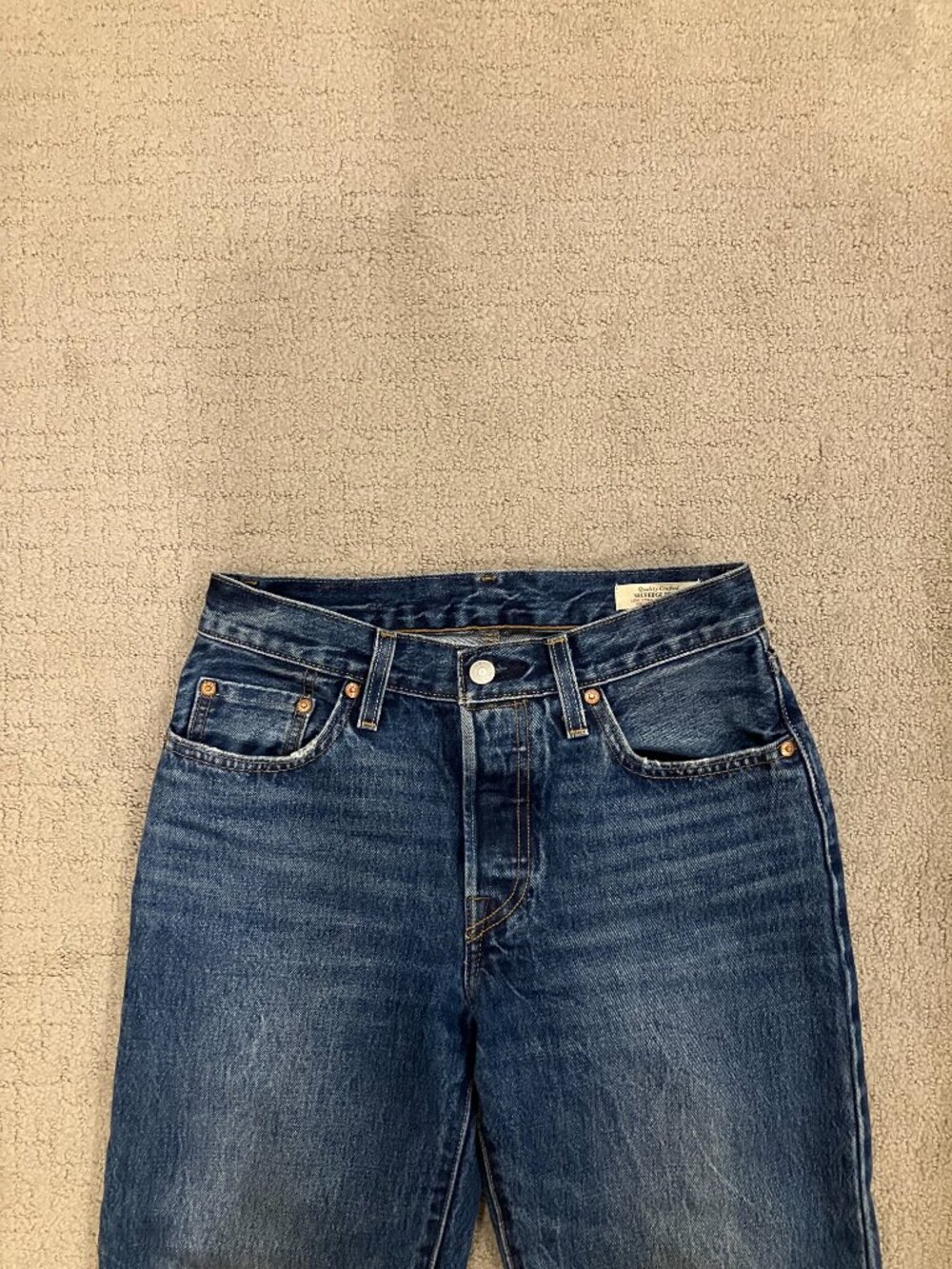 Levi's 90s Selvedge Straight Leg Jeans - Picture 2 of 4